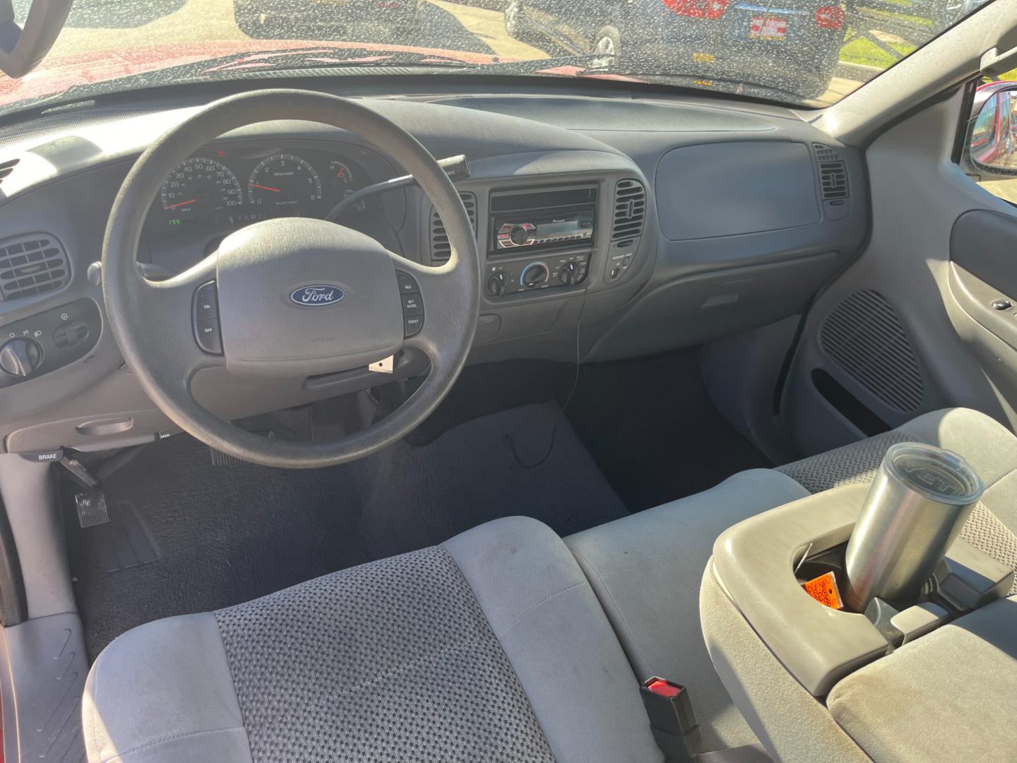 2003 red /TAN Ford F-150 XL SuperCab Flareside 2WD (1FTRX07213K) with an 4.2L V6 OHV 12V engine, Automatic transmission, located at 14700 Tomball Parkway 249, Houston, TX, 77086, (281) 444-2200, 29.928619, -95.504074 - Photo#10